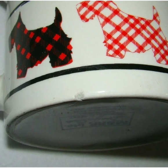 Plaid Scottish Terrier Mugs Set - Picture 2 of 5